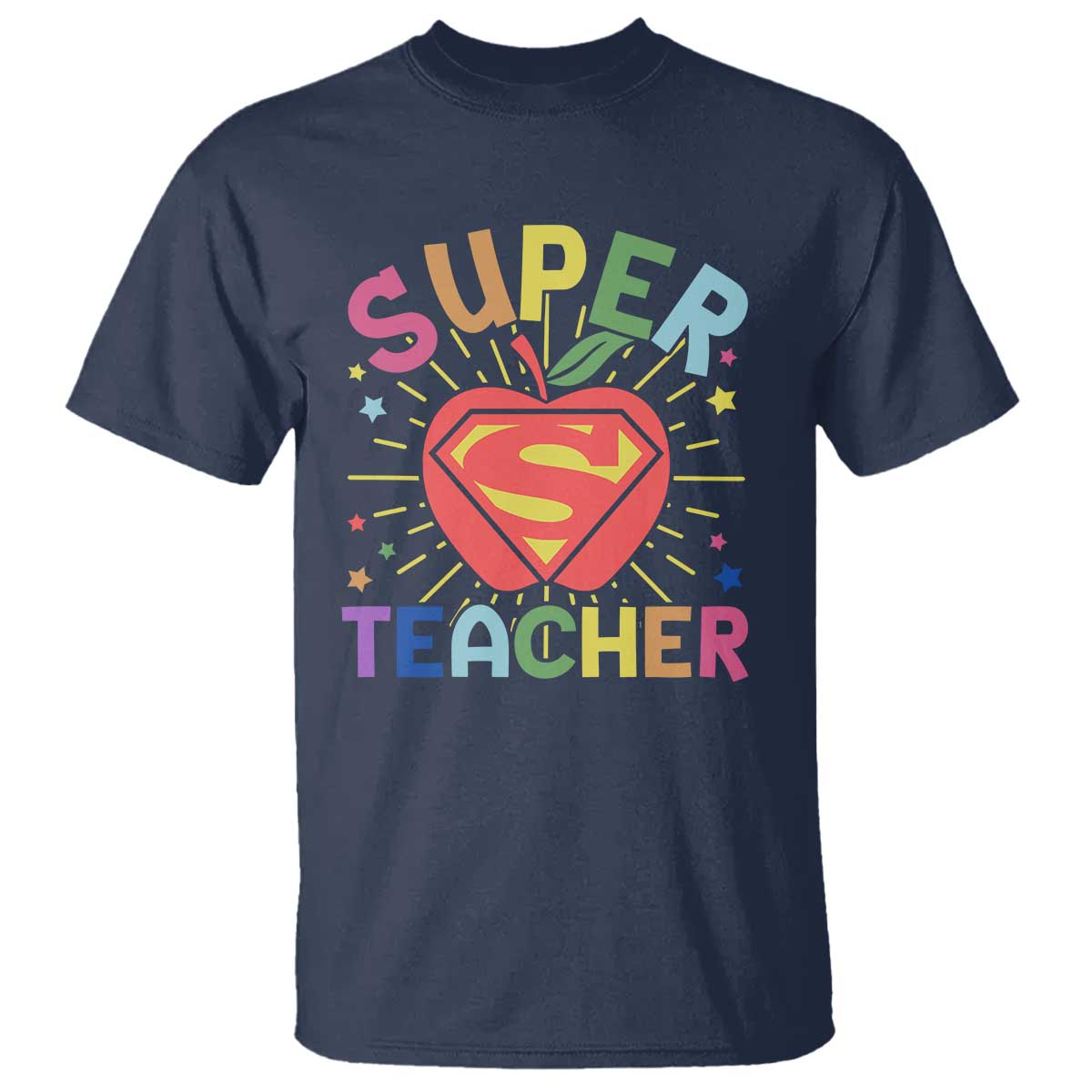 funny-super-teacher-superhero-apple-t-shirt