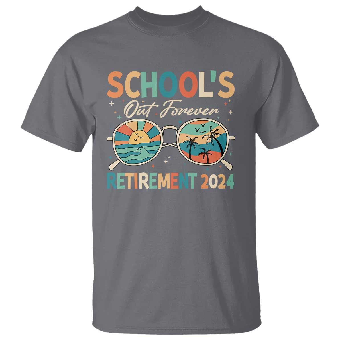 retired-teacher-t-shirt-schools-out-forever-retirement-2024