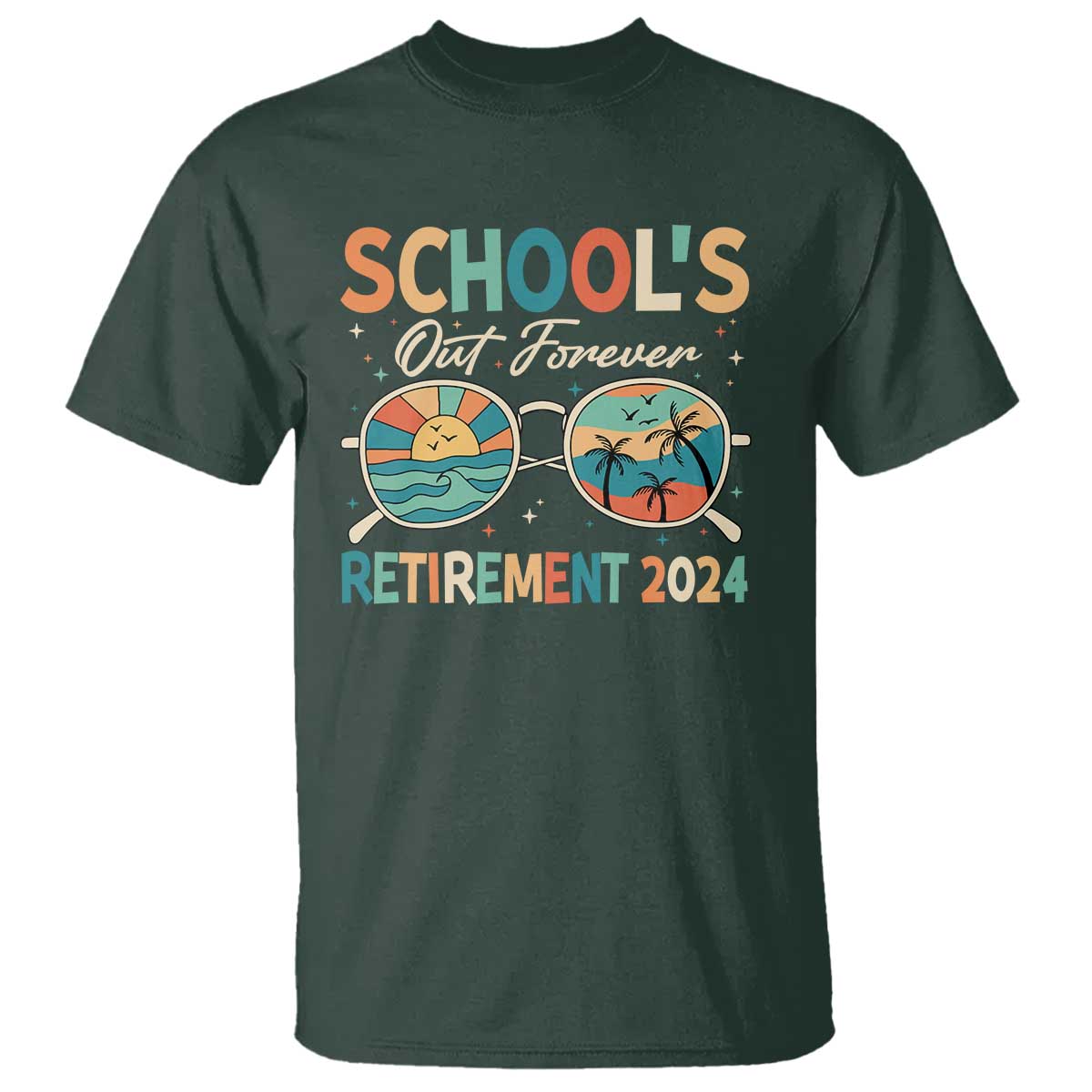 retired-teacher-t-shirt-schools-out-forever-retirement-2024