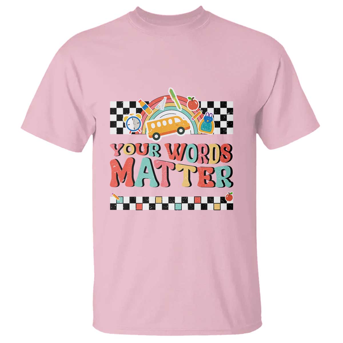 special-education-teacher-t-shirt-your-words-matter-retro-groovy-back-to-school