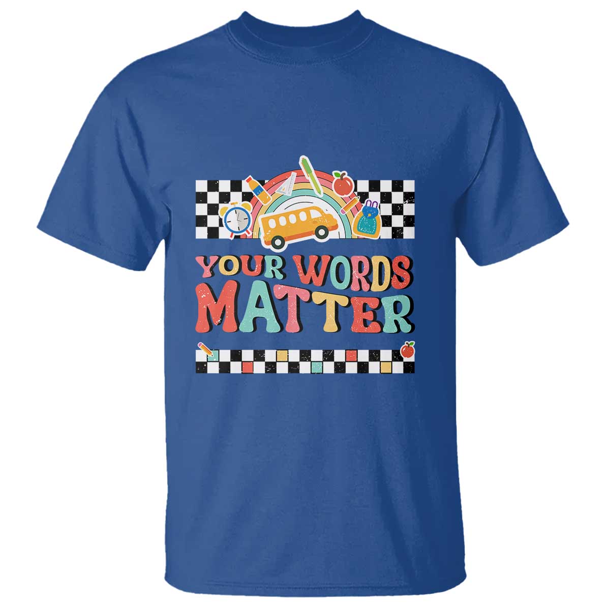 special-education-teacher-t-shirt-your-words-matter-retro-groovy-back-to-school