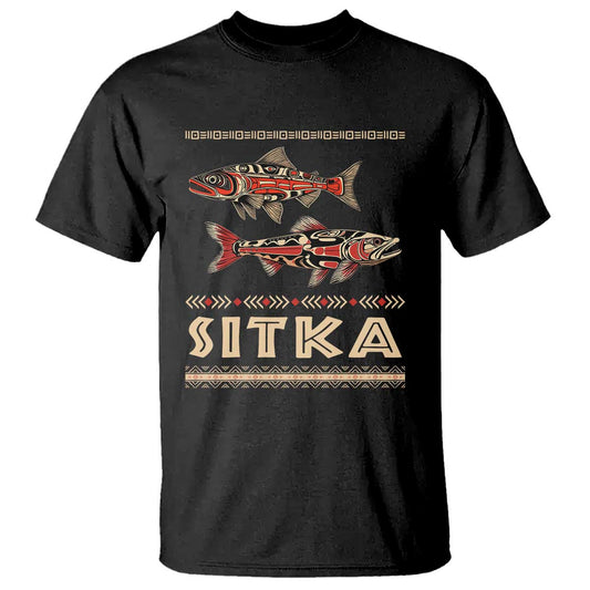 native-american-alaska-t-shirt-sitka-salmon-fishermen-art