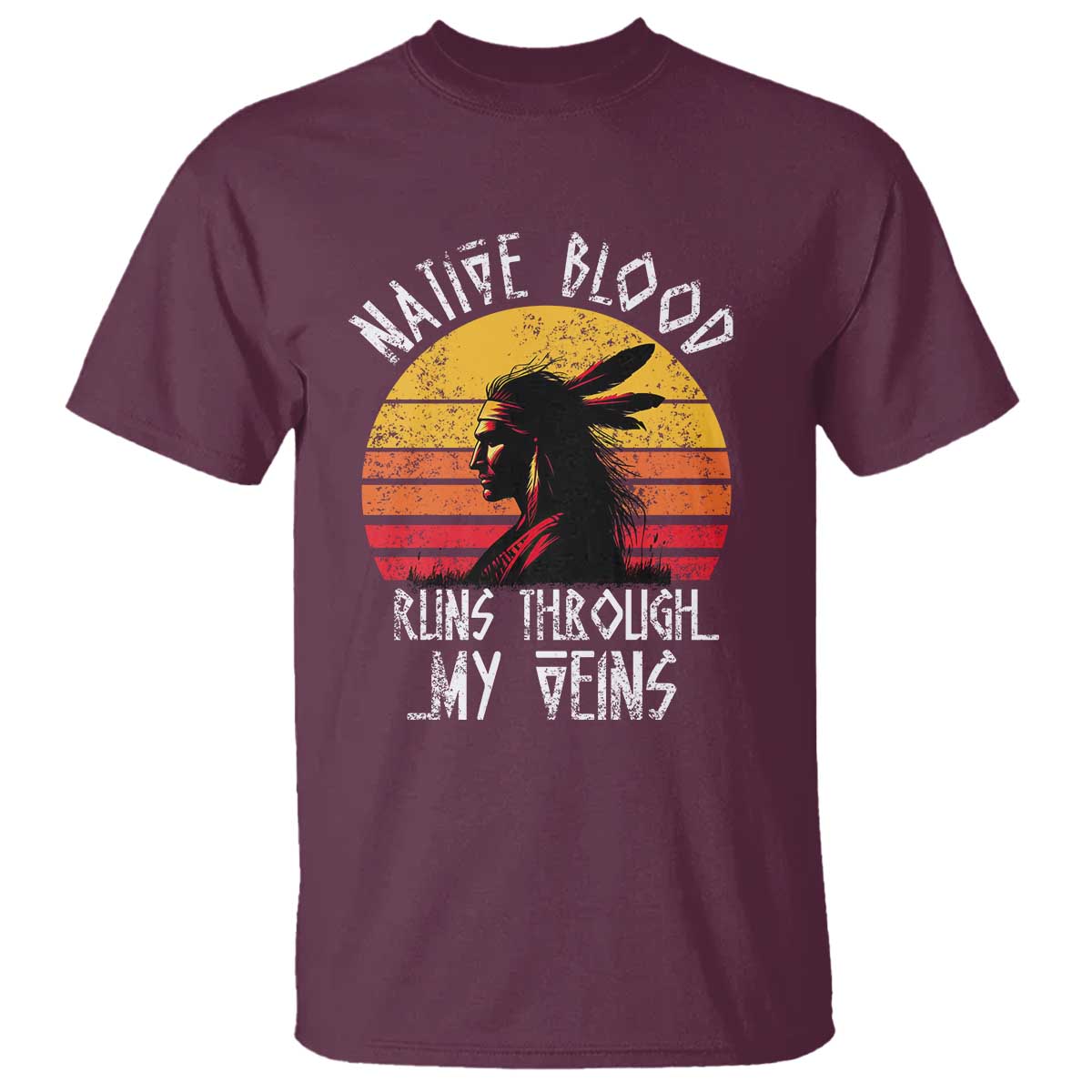 native-american-blood-runs-through-my-veins-t-shirt