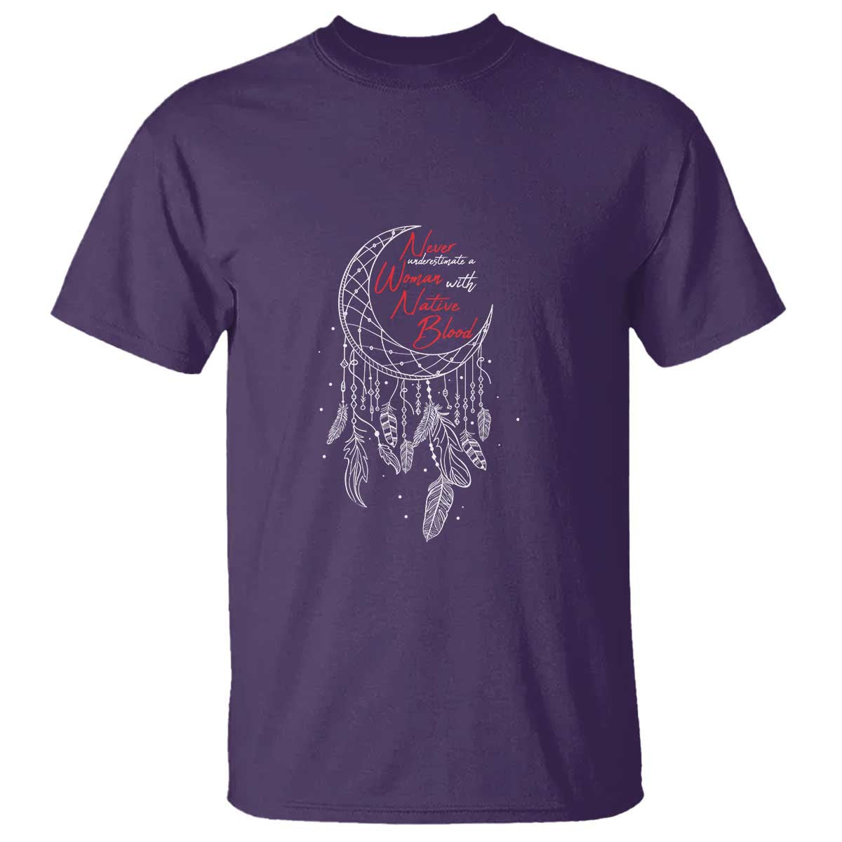 indigenous-woman-t-shirt-never-underestimate-a-woman-with-native-blood-dreamcatcher