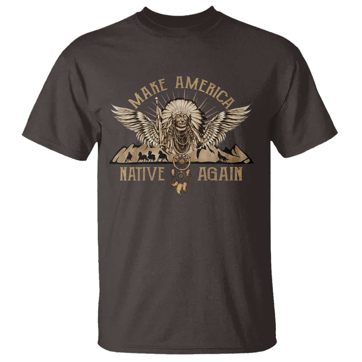 native-american-t-shirt-make-america-native-again-wild-life