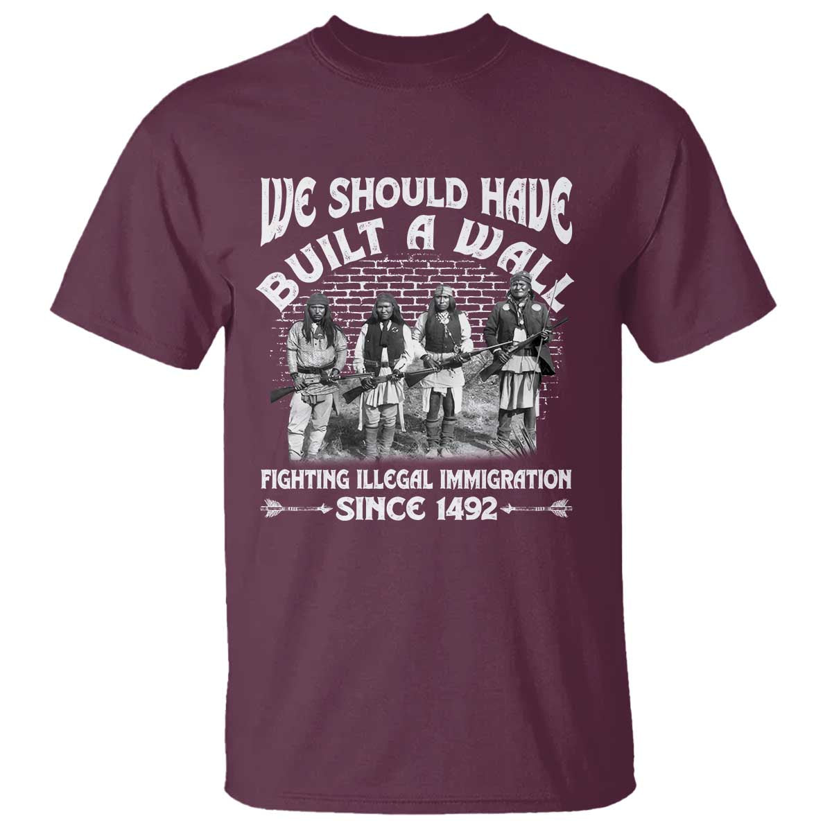 native-american-t-shirt-we-should-have-built-a-wall