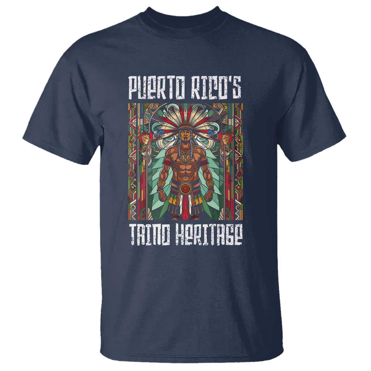 puerto-rico-taino-heritage-t-shirt-indigenous-warrior