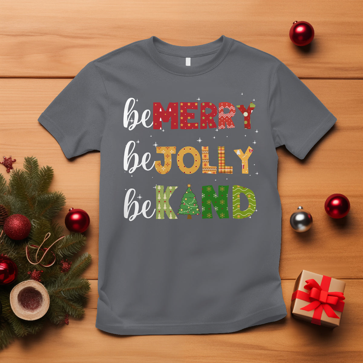 be-merry-be-jolly-be-kind-christmas-tree-xmas-decor-t-shirt