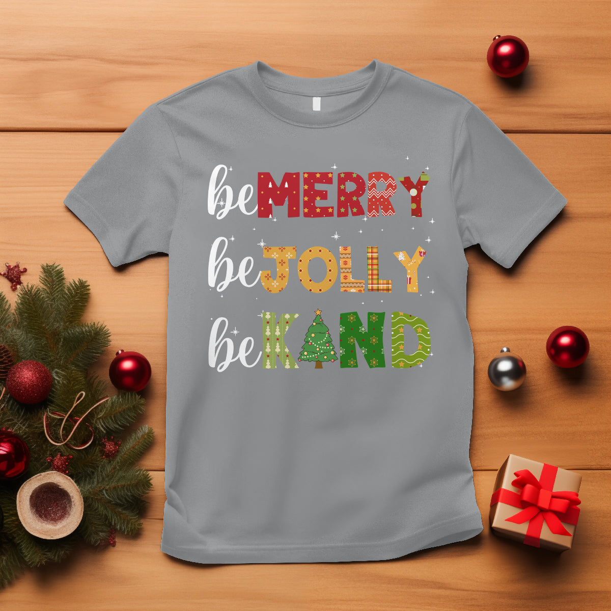 be-merry-be-jolly-be-kind-christmas-tree-xmas-decor-t-shirt