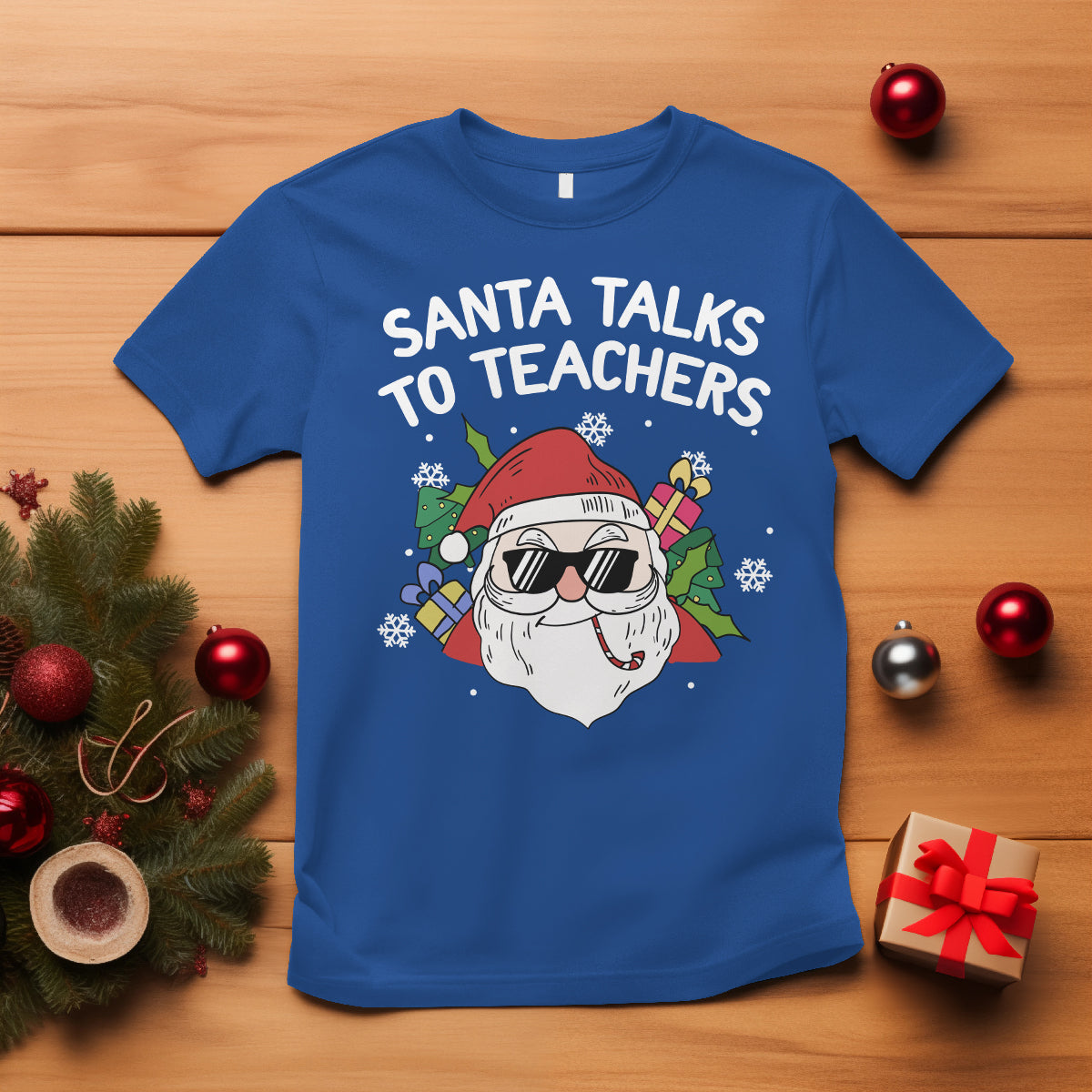 christmas-t-shirt-santa-talks-to-teachers-funny-xmas