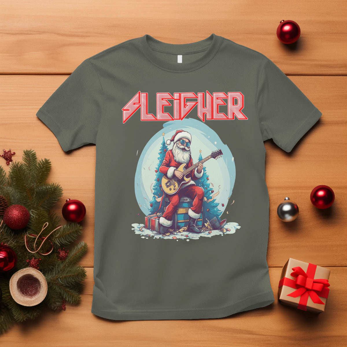 sleigher-hail-santa-heavy-metal-christmas-rock-t-shirt