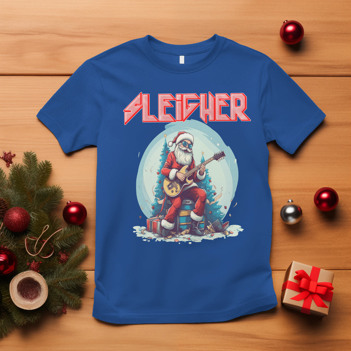 sleigher-hail-santa-heavy-metal-christmas-rock-t-shirt