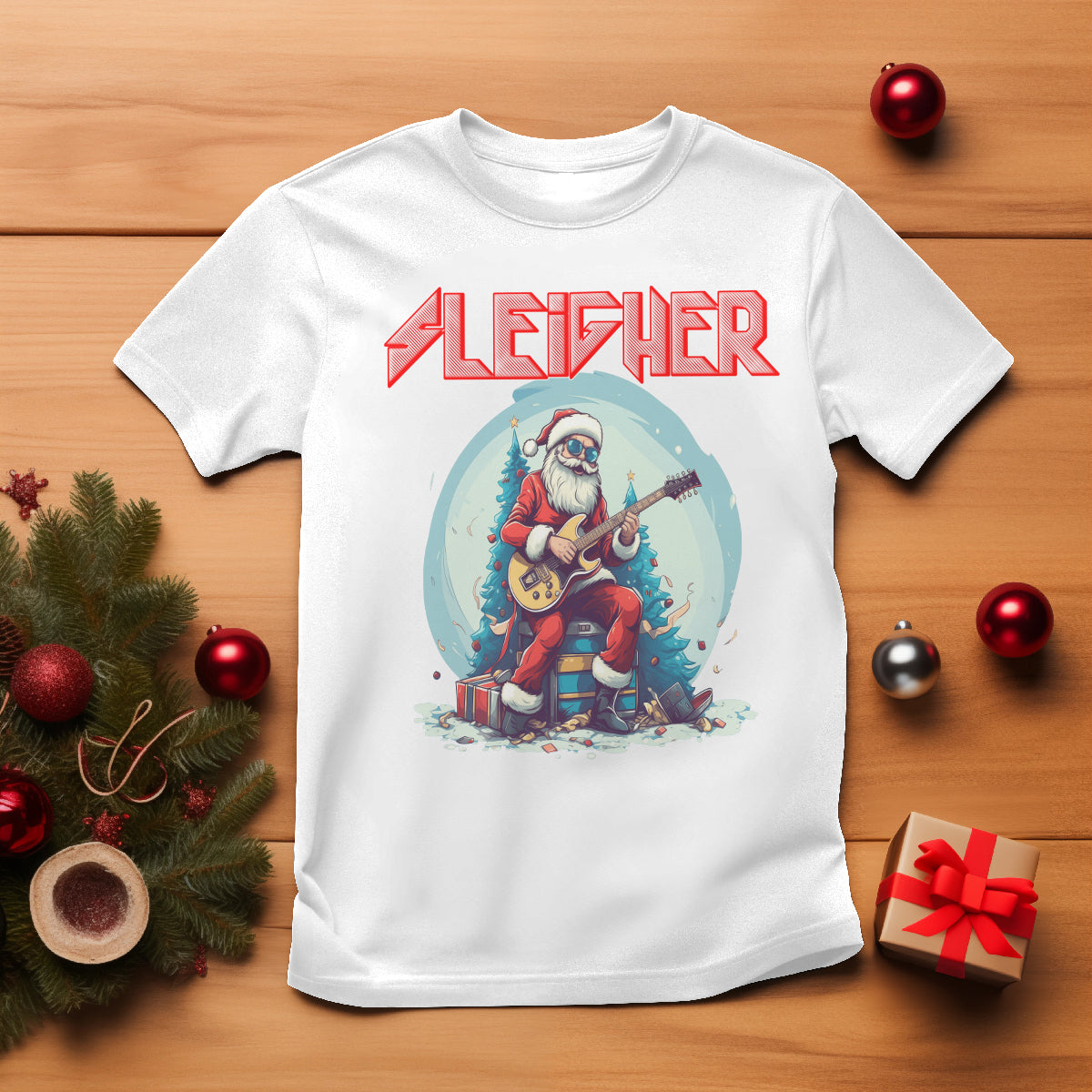 sleigher-hail-santa-heavy-metal-christmas-rock-t-shirt
