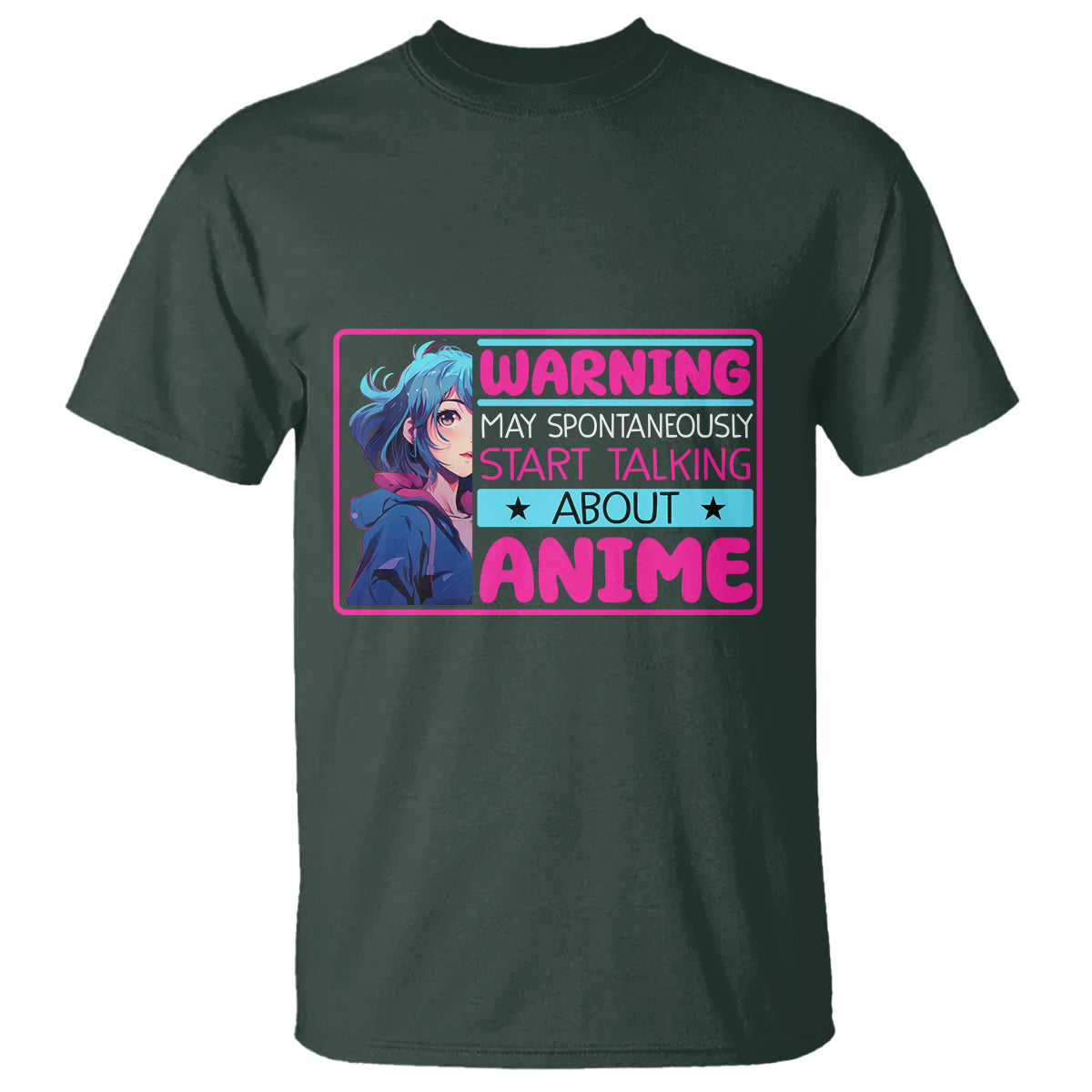 warning-may-spontaneously-start-talking-about-anime-t-shirt