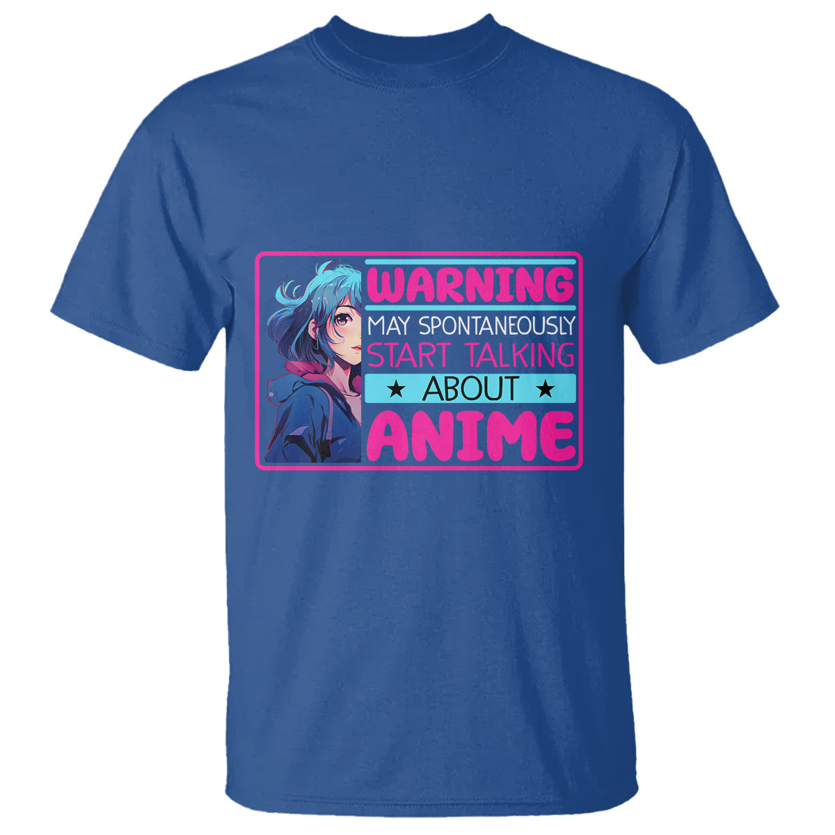 warning-may-spontaneously-start-talking-about-anime-t-shirt