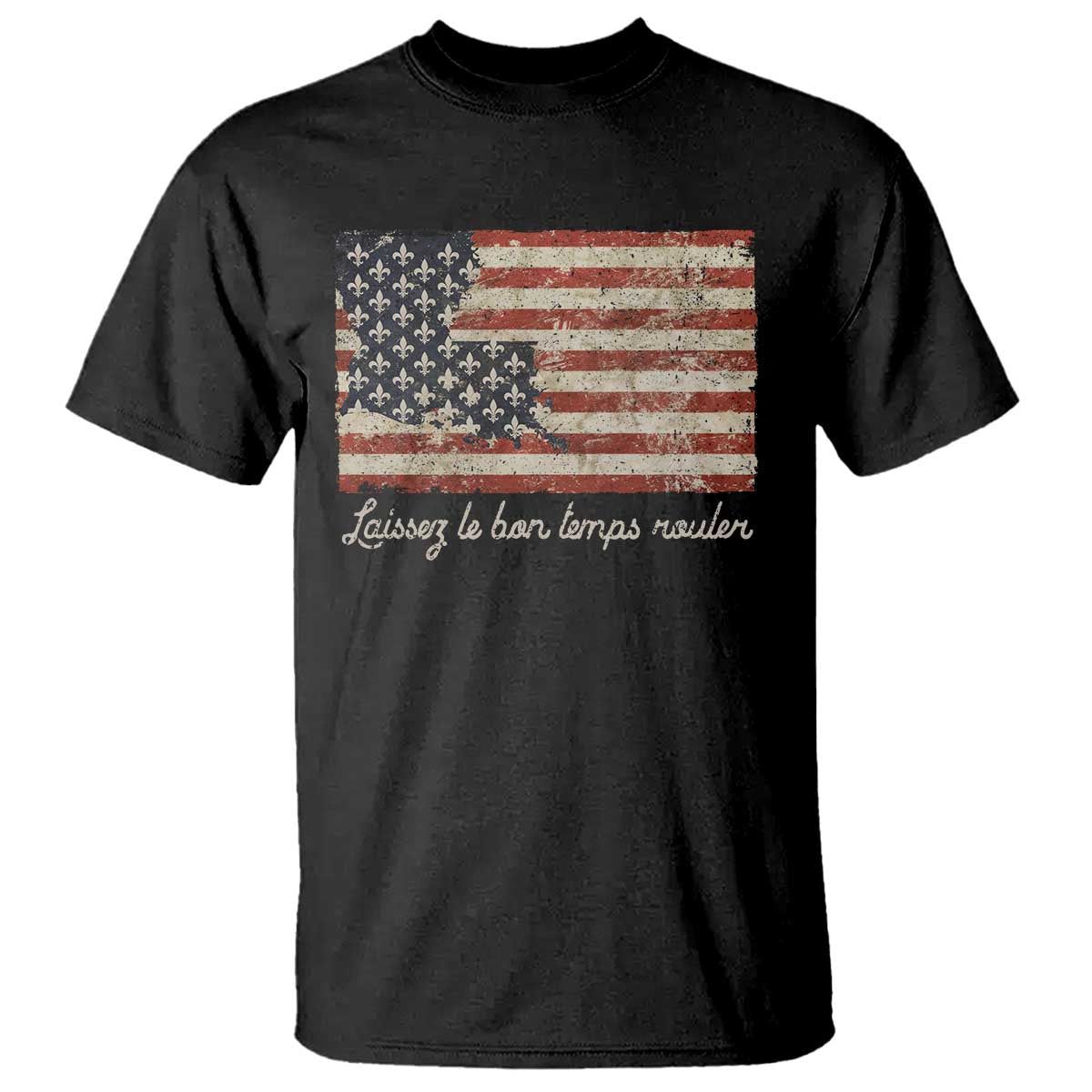 louisiana-t-shirt-laissez-les-bon-temps-rouler-american-flag