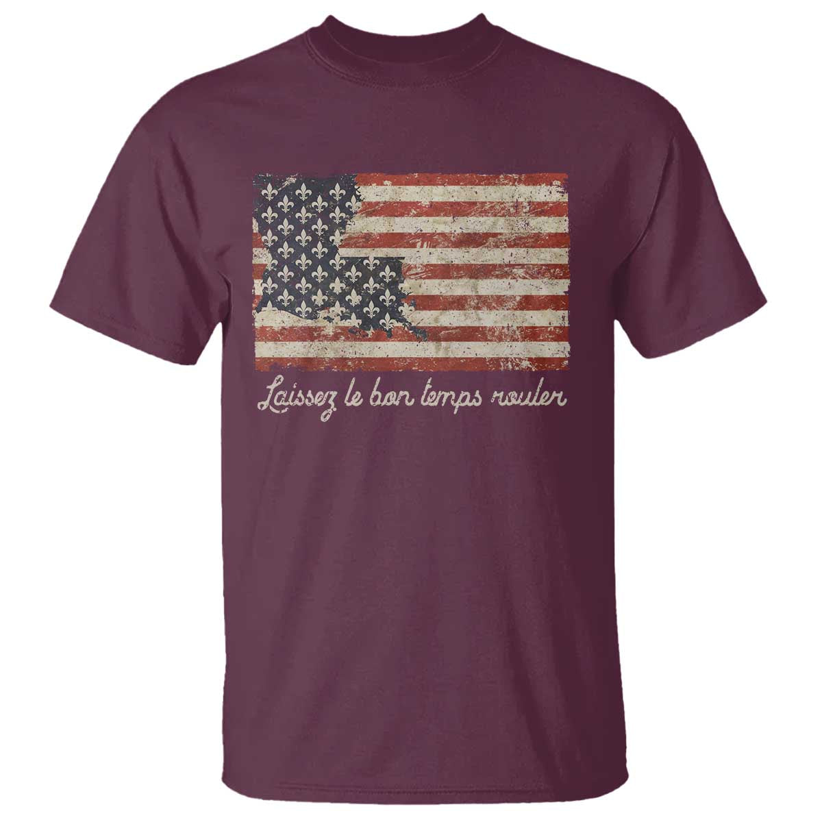 louisiana-t-shirt-laissez-les-bon-temps-rouler-american-flag