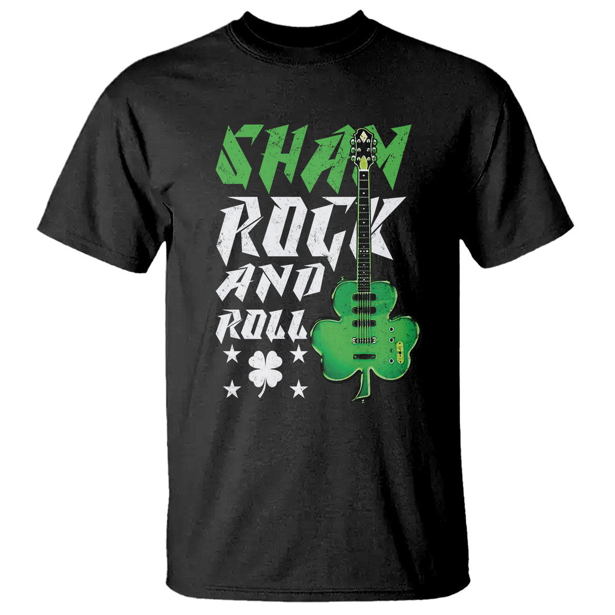 st-patricks-day-t-shirt-funny-sham-rock-n-roll-shamrock-guitar