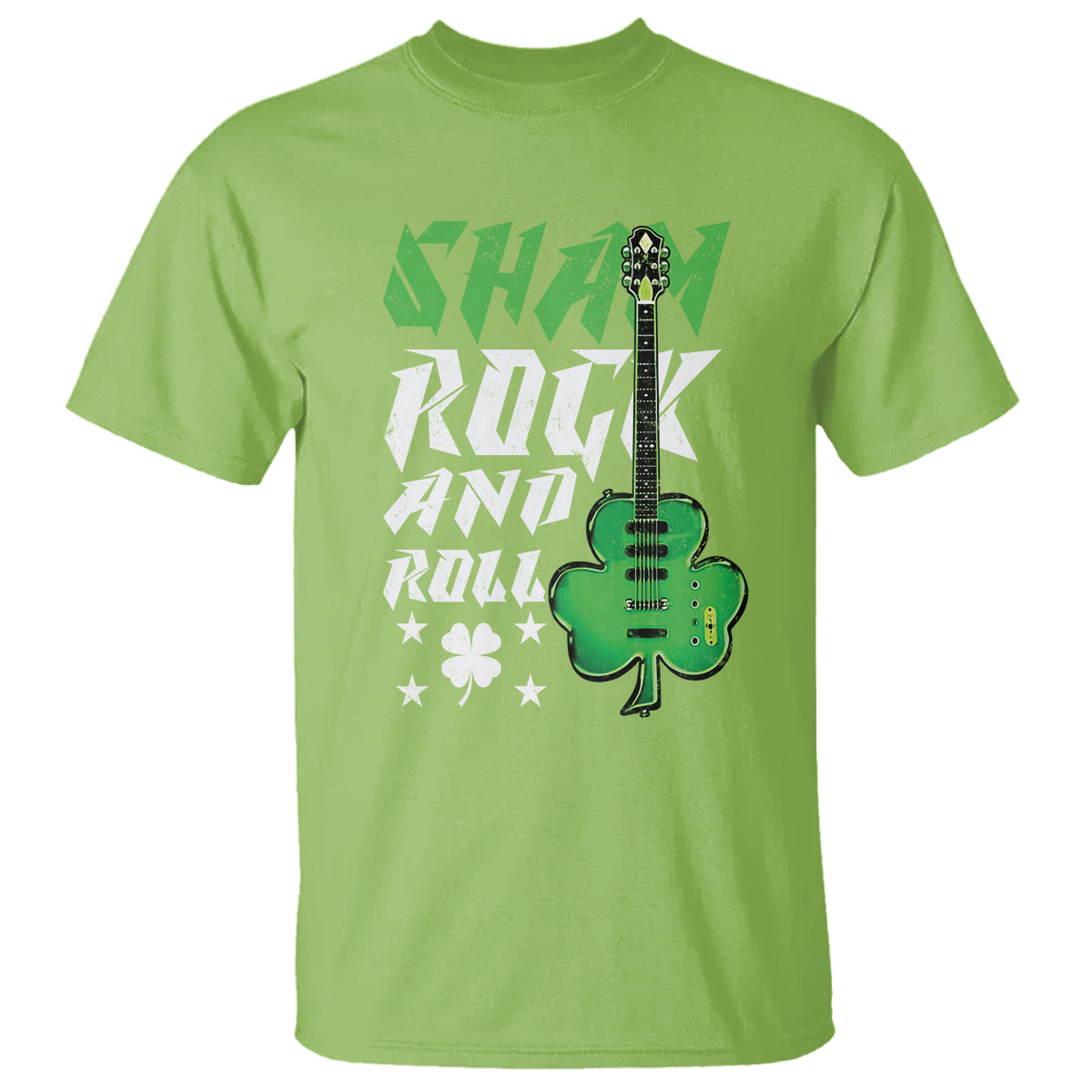 st-patricks-day-t-shirt-funny-sham-rock-n-roll-shamrock-guitar