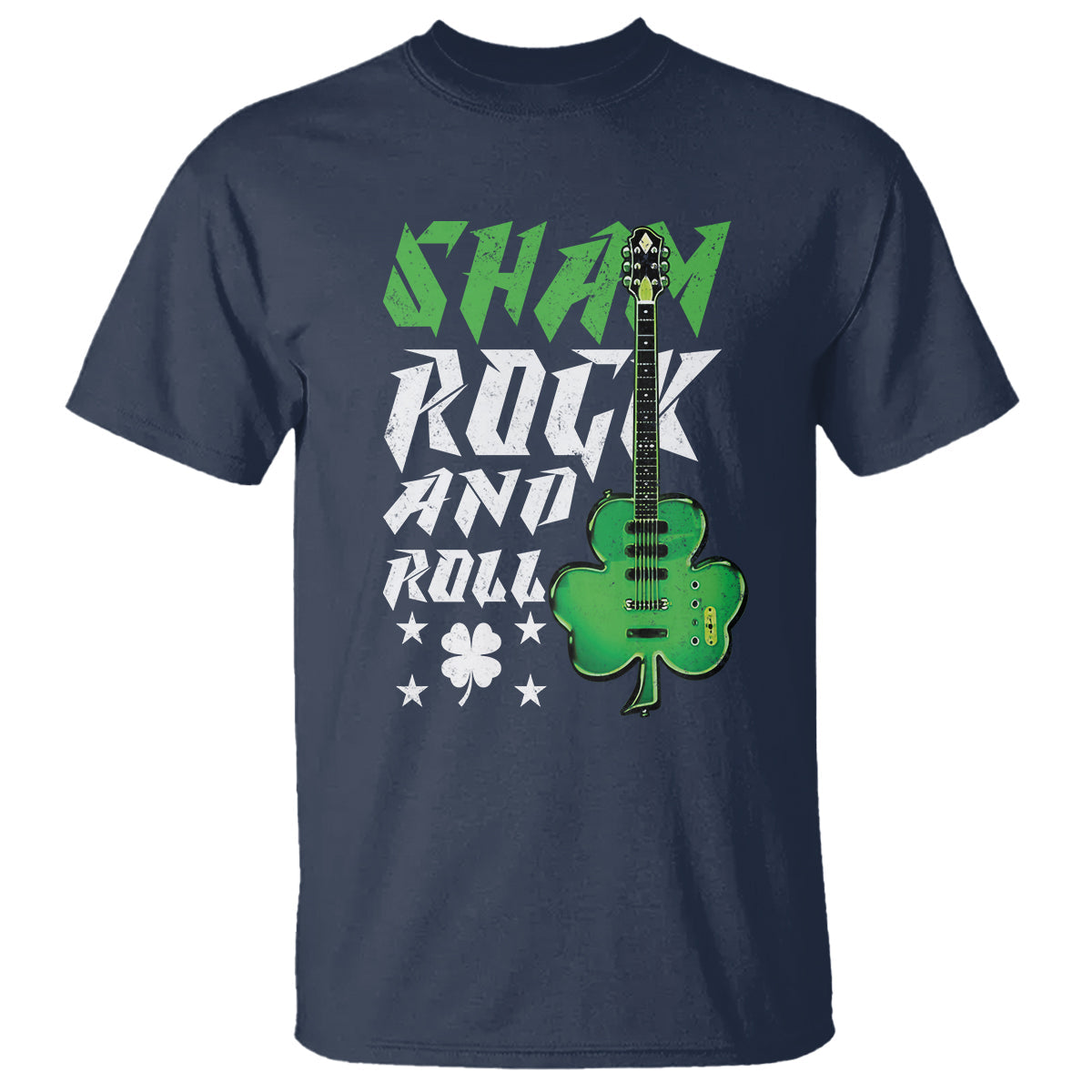 st-patricks-day-t-shirt-funny-sham-rock-n-roll-shamrock-guitar