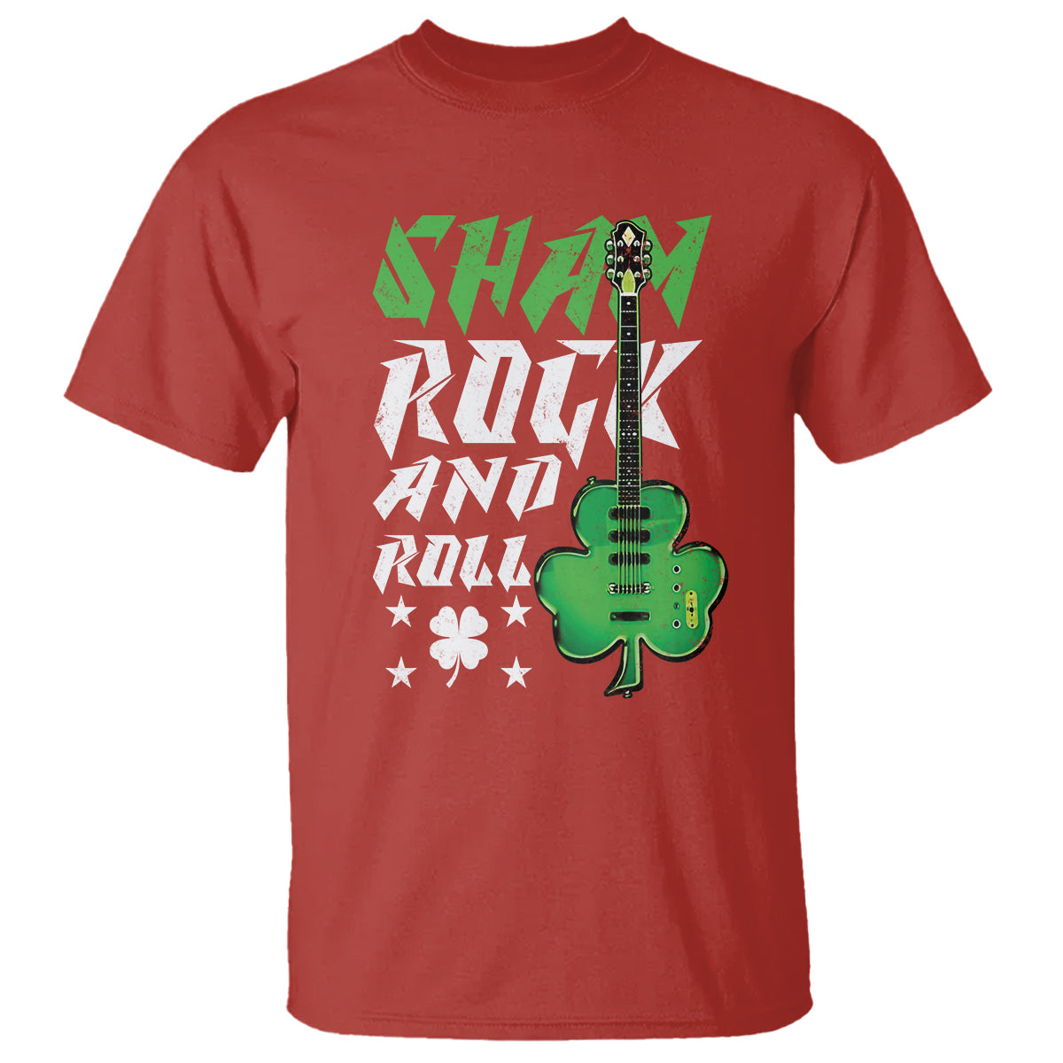 st-patricks-day-t-shirt-funny-sham-rock-n-roll-shamrock-guitar