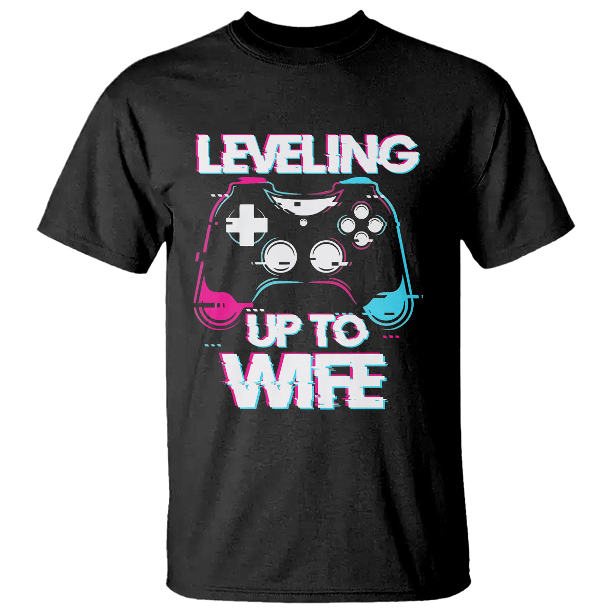 engagement-t-shirt-leveled-up-to-wife-funny-gamer-vaporwave-newly-engaged-couple-matching