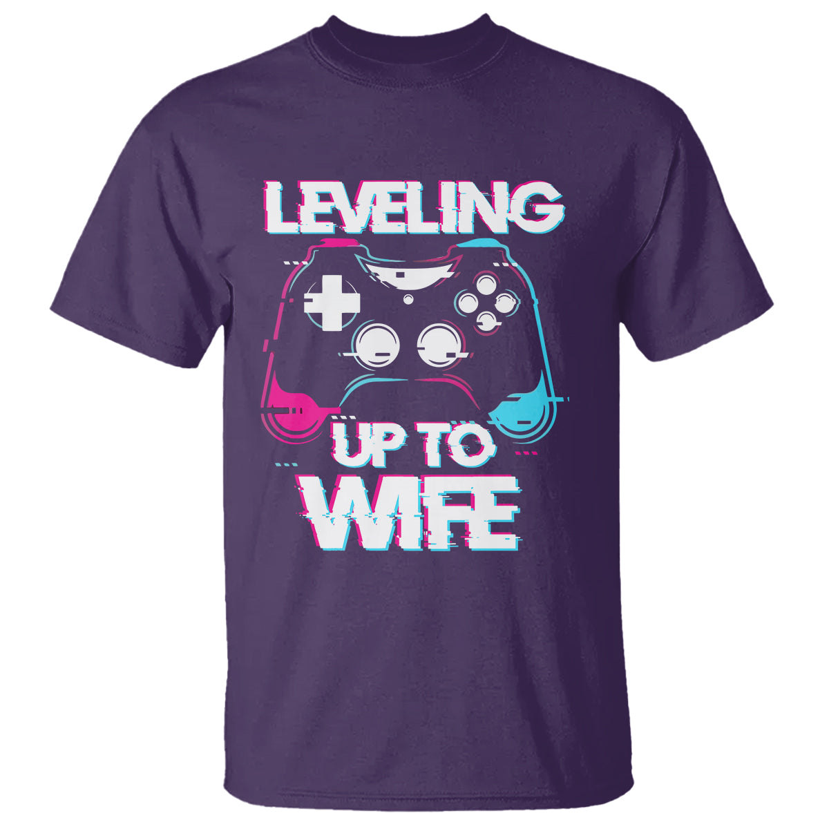 engagement-t-shirt-leveled-up-to-wife-funny-gamer-vaporwave-newly-engaged-couple-matching