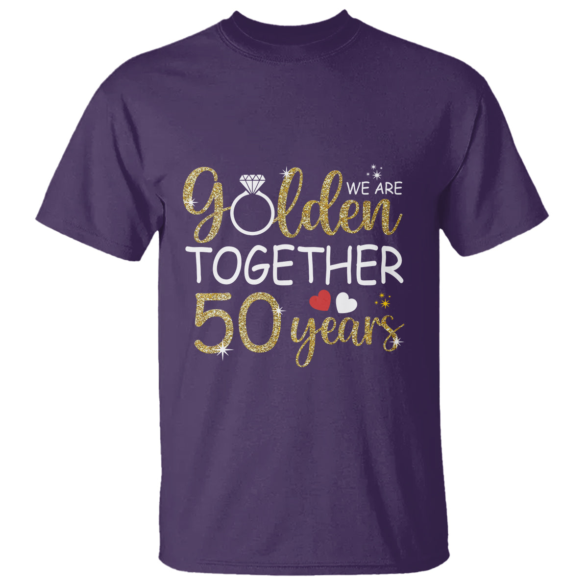 50th-wedding-anniversary-t-shirt-we-golden-together-50-years