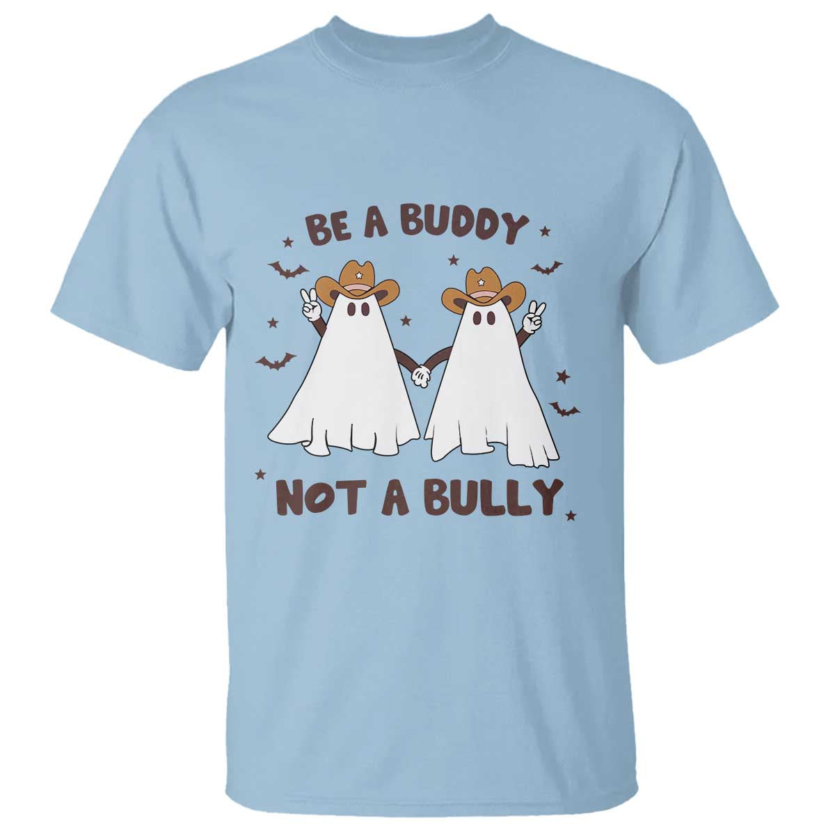 unity-day-t-shirt-be-a-buddy-not-a-bully-anti-bullying-cowboy-ghost