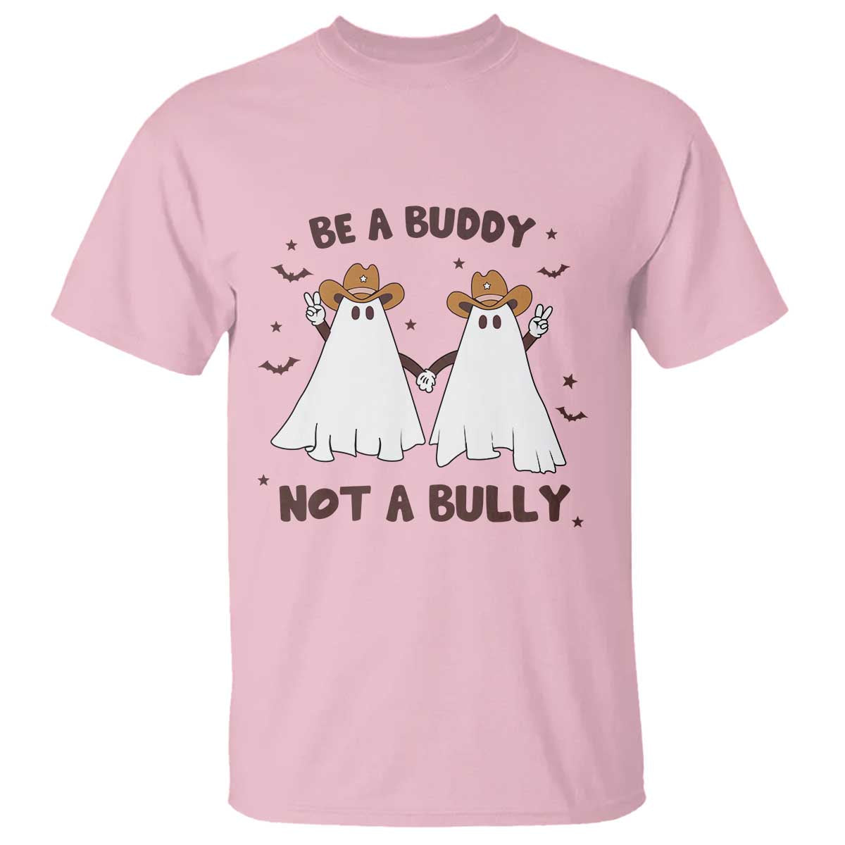 unity-day-t-shirt-be-a-buddy-not-a-bully-anti-bullying-cowboy-ghost