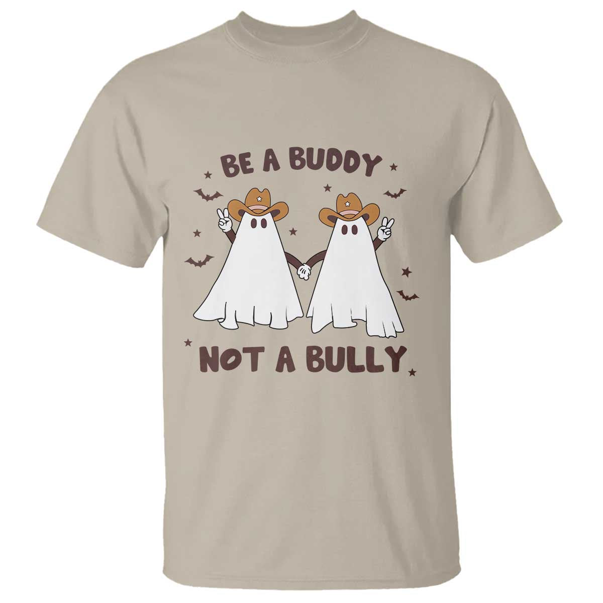 unity-day-t-shirt-be-a-buddy-not-a-bully-anti-bullying-cowboy-ghost