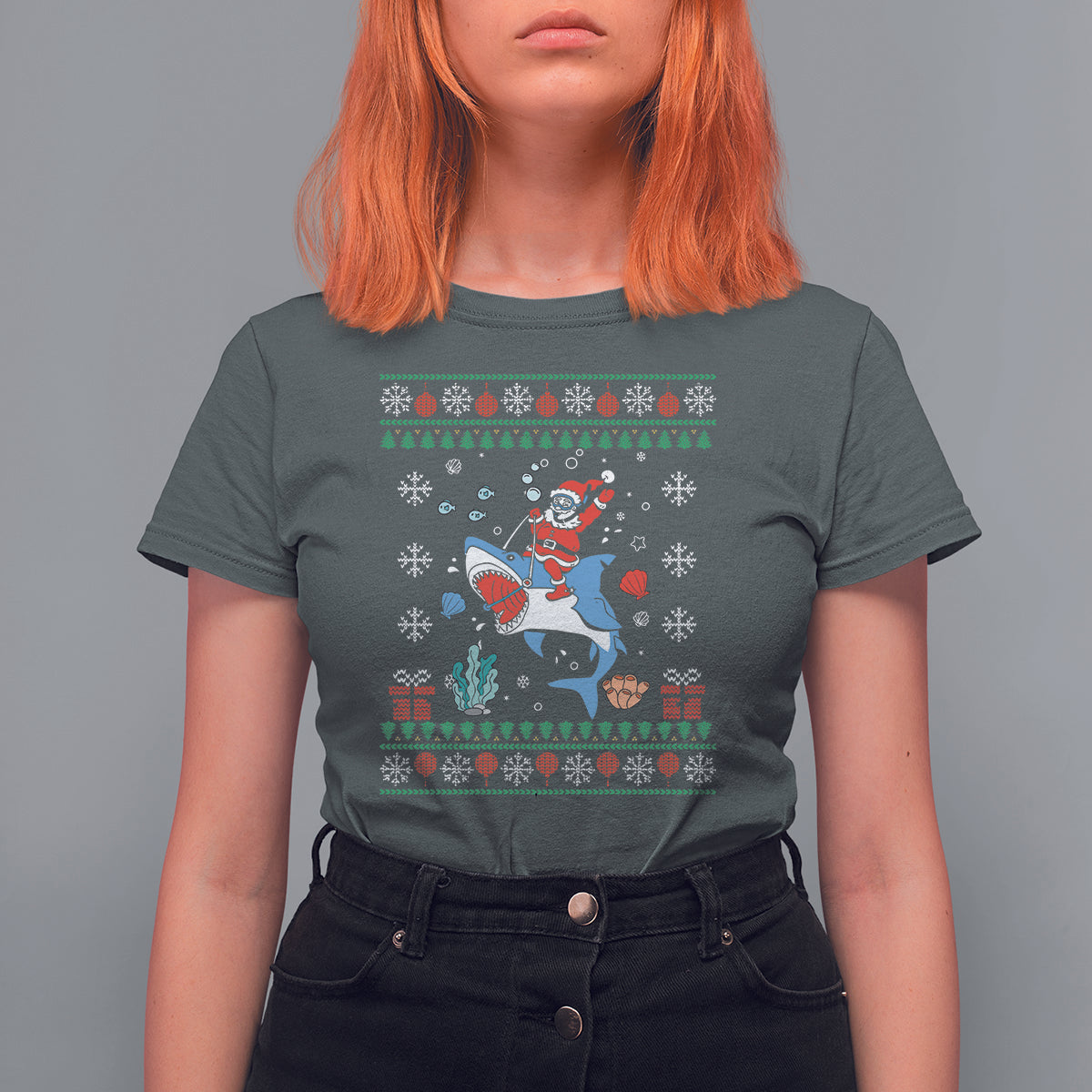 christmas-t-shirt-santa-riding-shark-diver-ocean-xmas-holiday