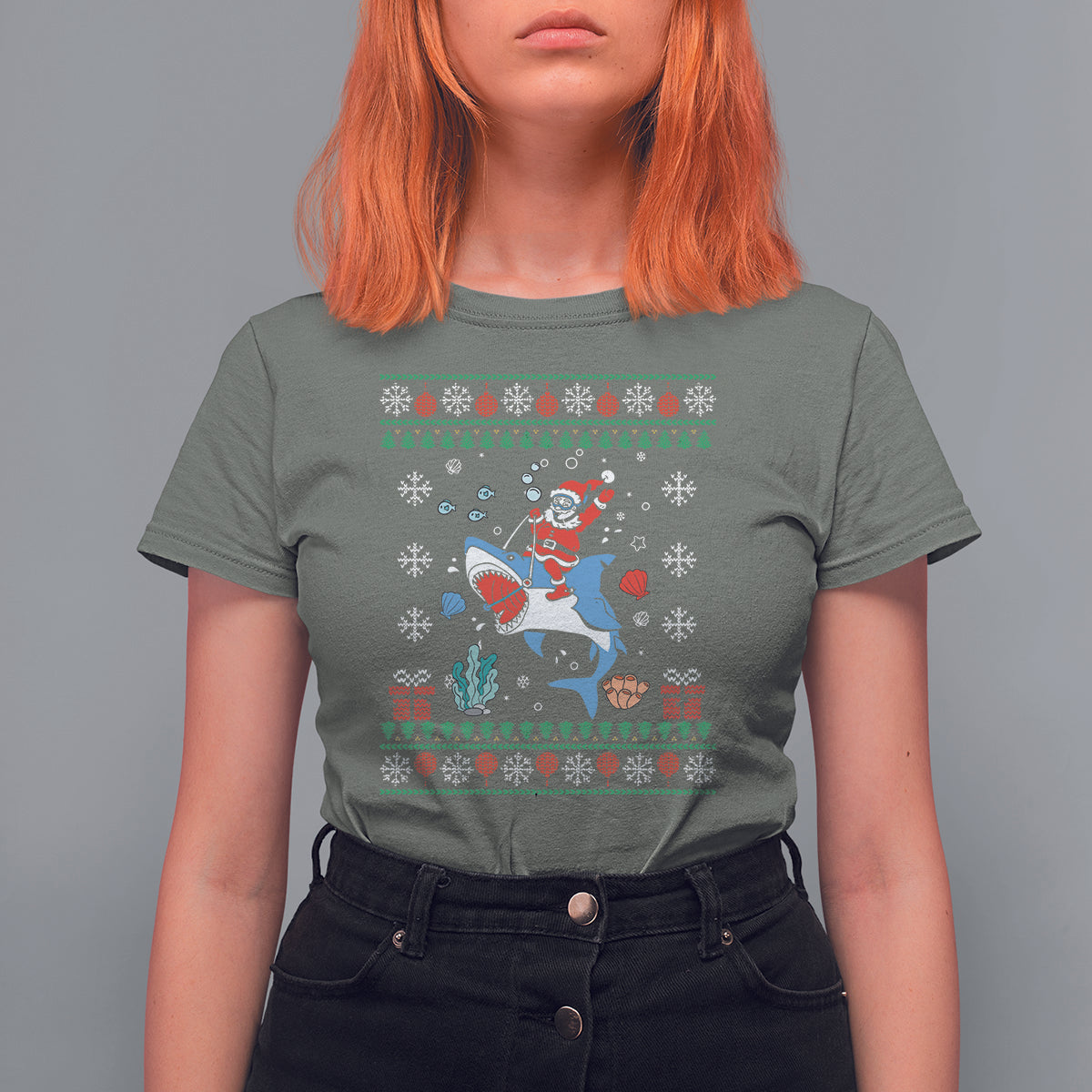 christmas-t-shirt-santa-riding-shark-diver-ocean-xmas-holiday