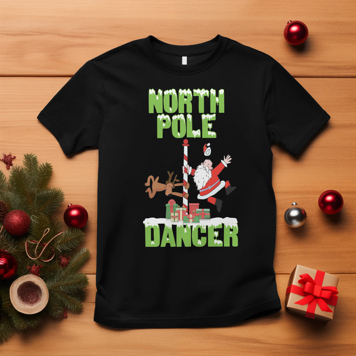 chrsitmas-t-shirt-north-pole-dancer-reindeer-santa-ugly-xmas