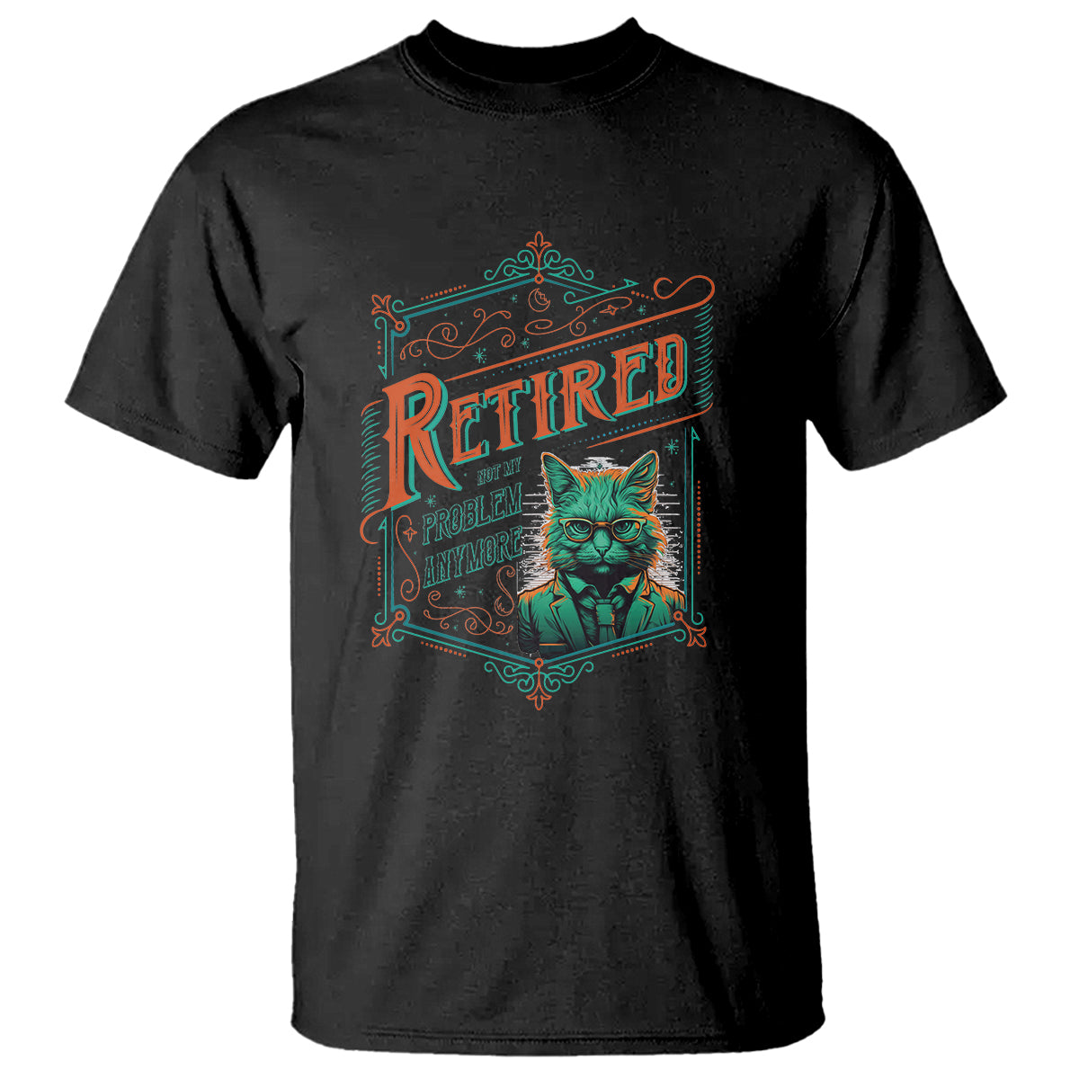 retirement-t-shirt-cool-cat-retired-not-my-problem-anymore