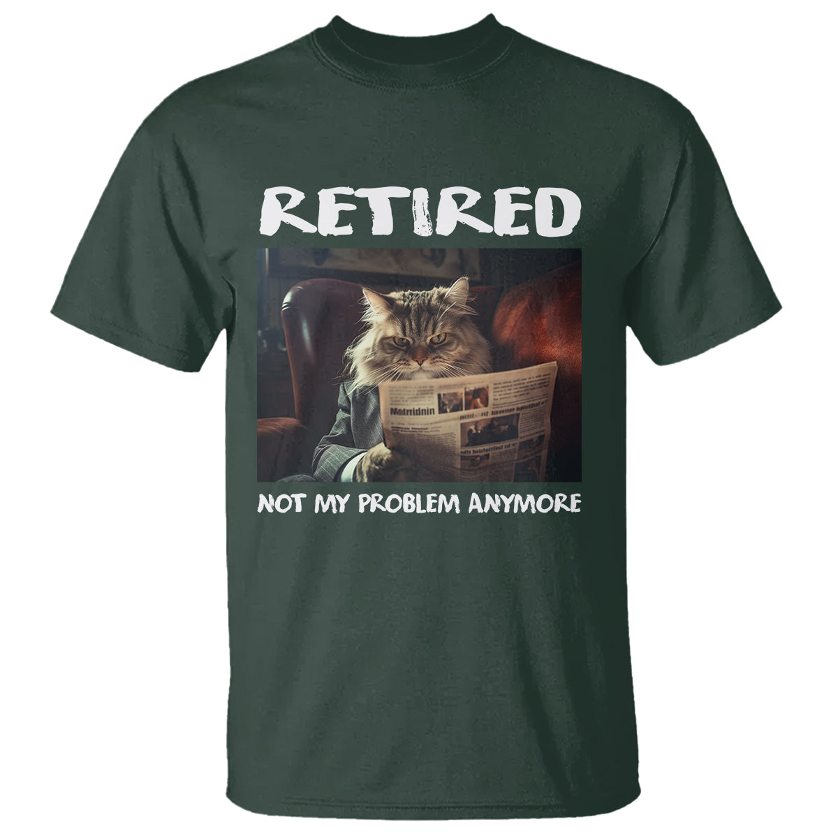 retirement-t-shirt-funny-cat-retired-not-my-problem-anymore
