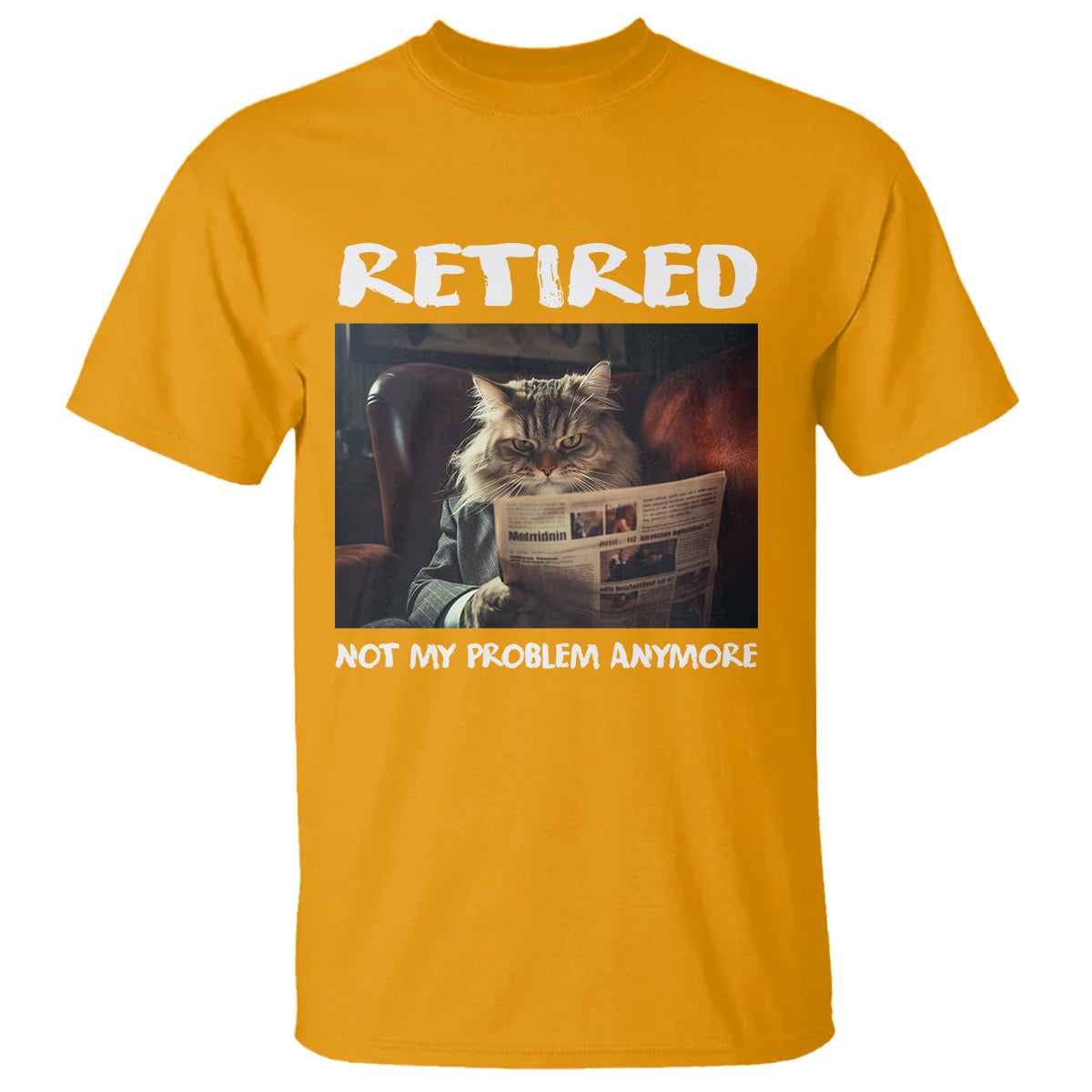 retirement-t-shirt-funny-cat-retired-not-my-problem-anymore