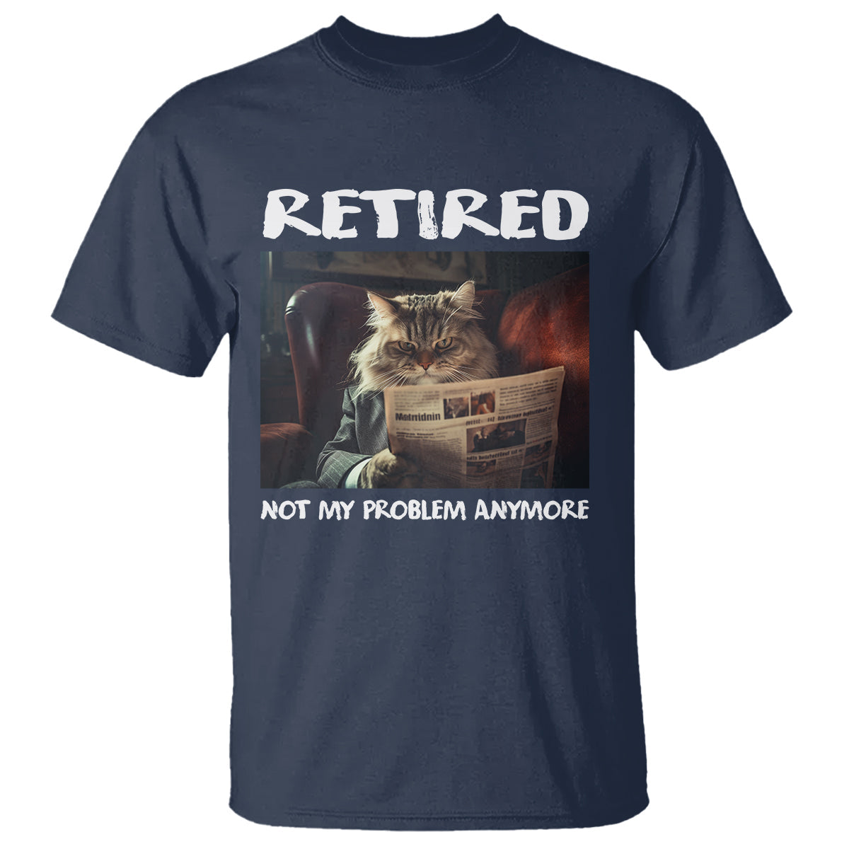 retirement-t-shirt-funny-cat-retired-not-my-problem-anymore