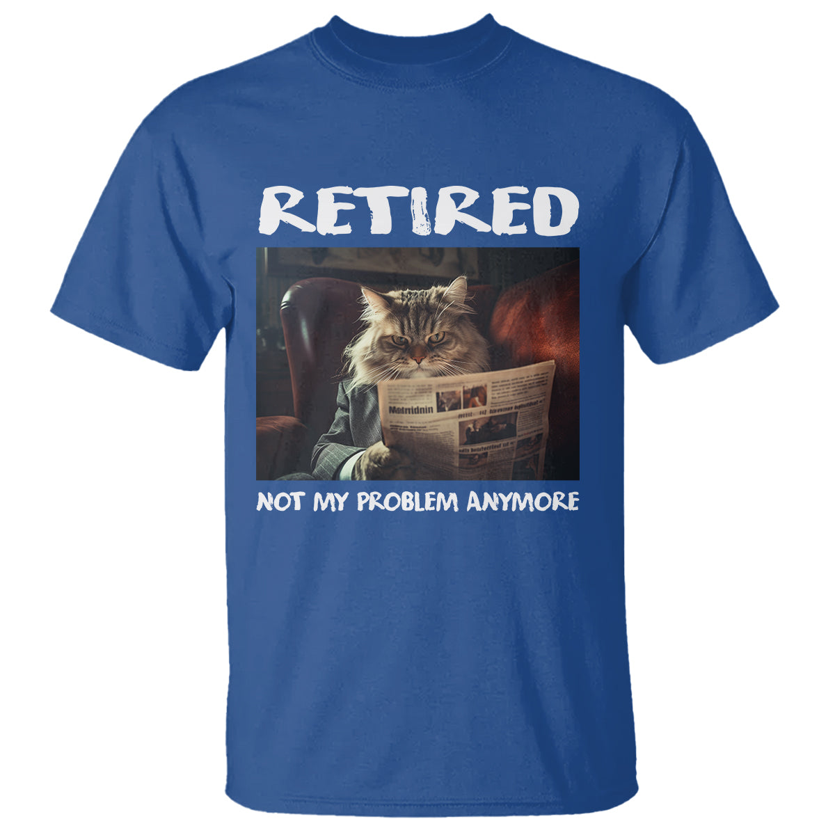 retirement-t-shirt-funny-cat-retired-not-my-problem-anymore