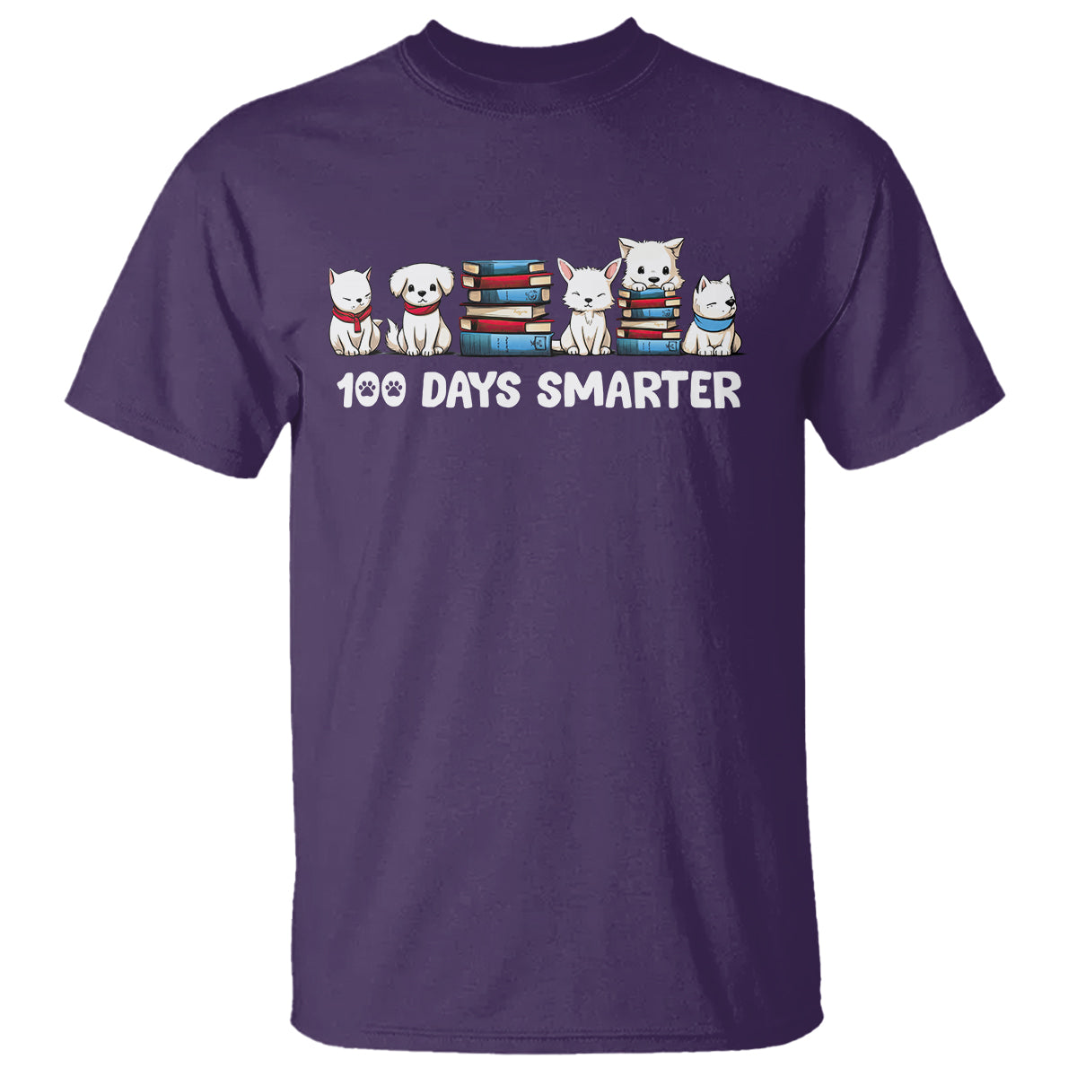 100th-day-of-school-t-shirt-101-days-smarter-cute-dog-puppy-1