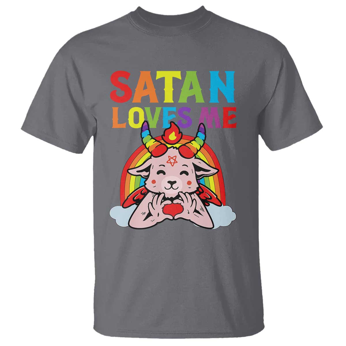 funny-halloween-t-shirt-satan-loves-me-rainbow-goat