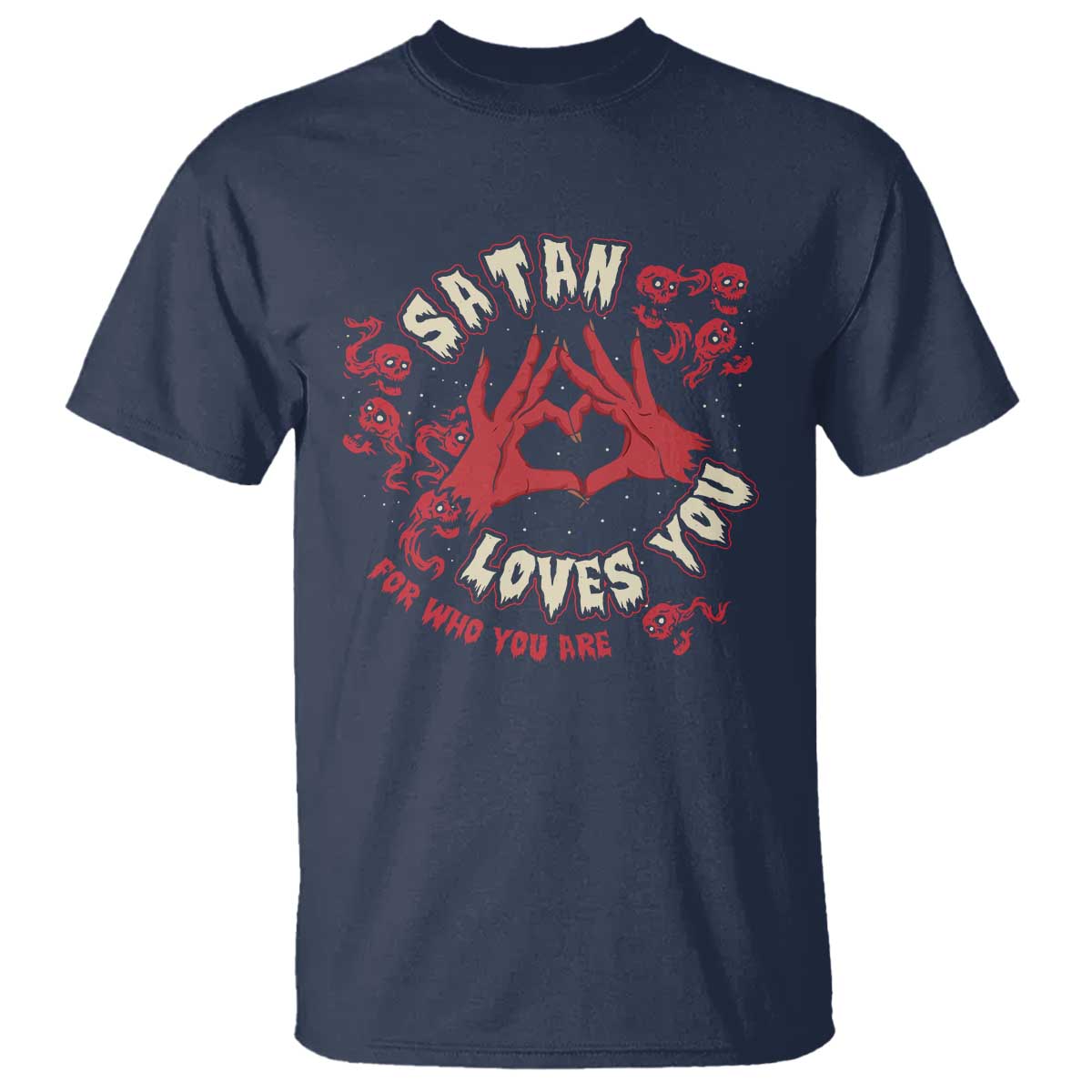 funny-halloween-t-shirt-satan-loves-you-for-who-you-are