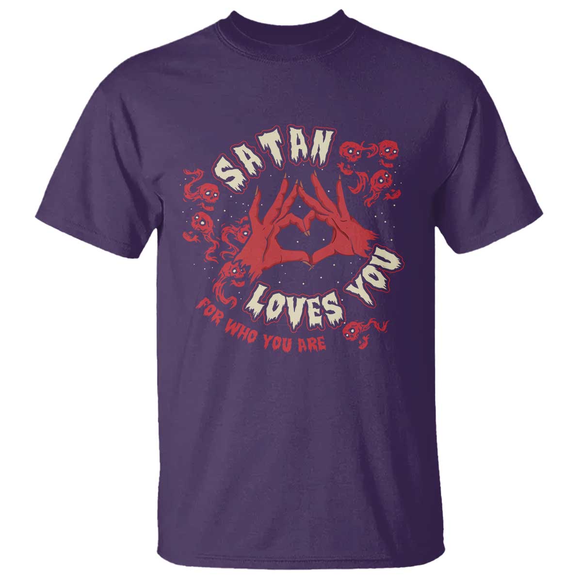 funny-halloween-t-shirt-satan-loves-you-for-who-you-are