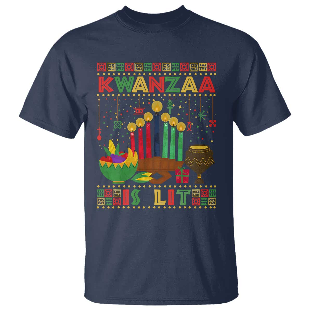 african-american-kwanzaa-is-lit-t-shirt