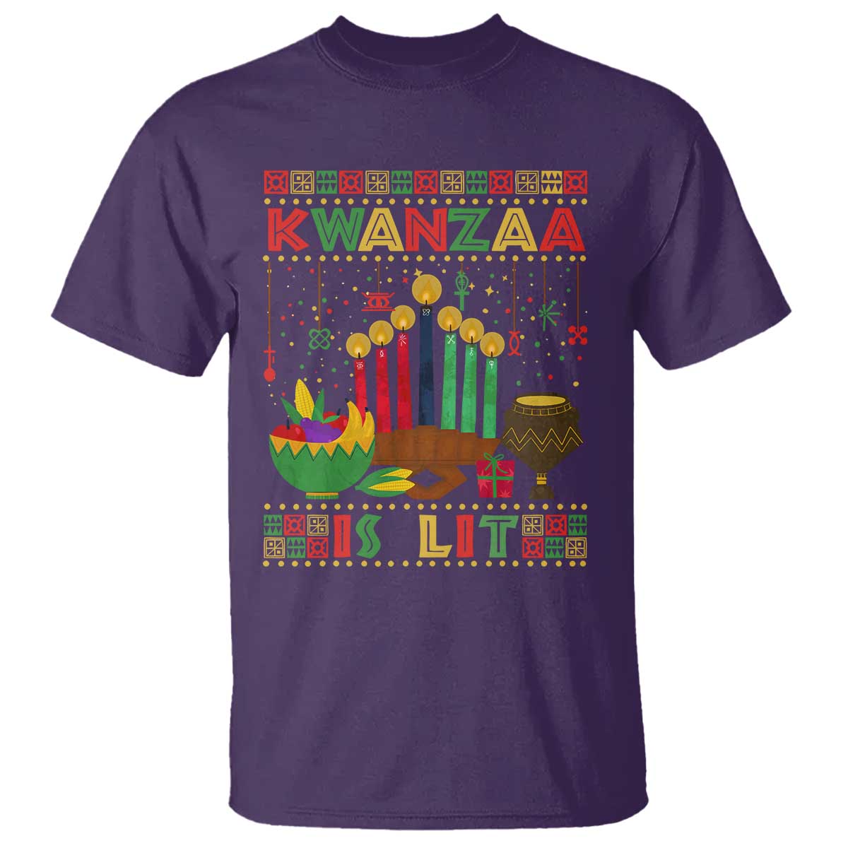 african-american-kwanzaa-is-lit-t-shirt