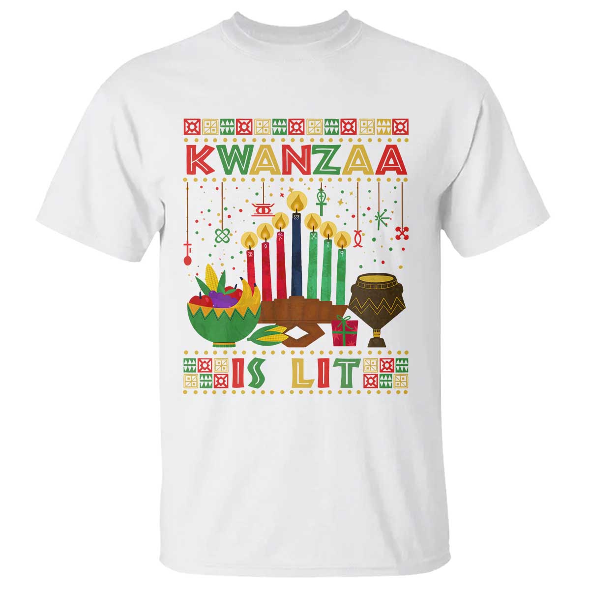 african-american-kwanzaa-is-lit-t-shirt
