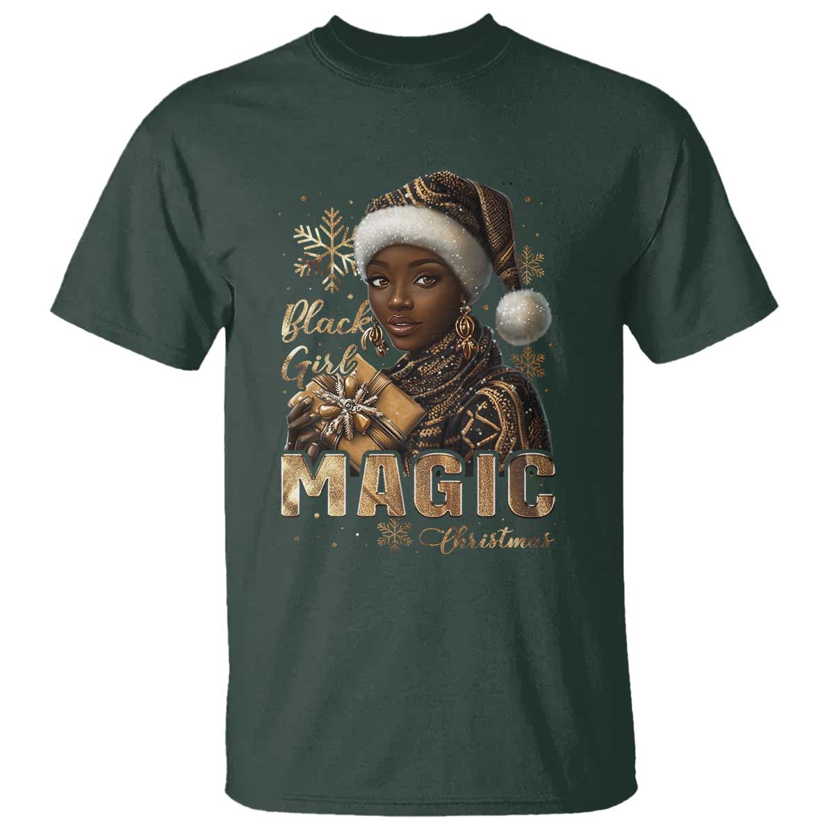 xmas-melanin-black-girl-magic-t-shirt