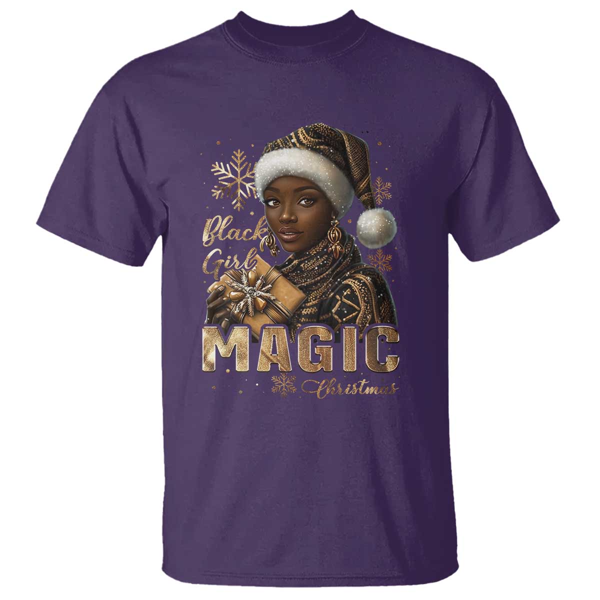 xmas-melanin-black-girl-magic-t-shirt