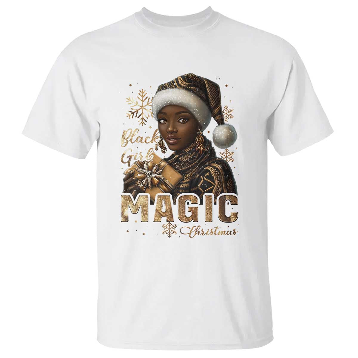 xmas-melanin-black-girl-magic-t-shirt