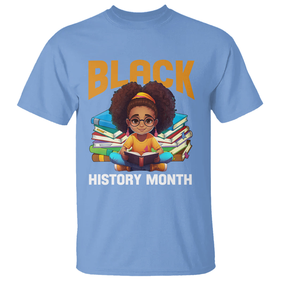 black-history-month-t-shirt-girl-reading-book-african-pride-melanin